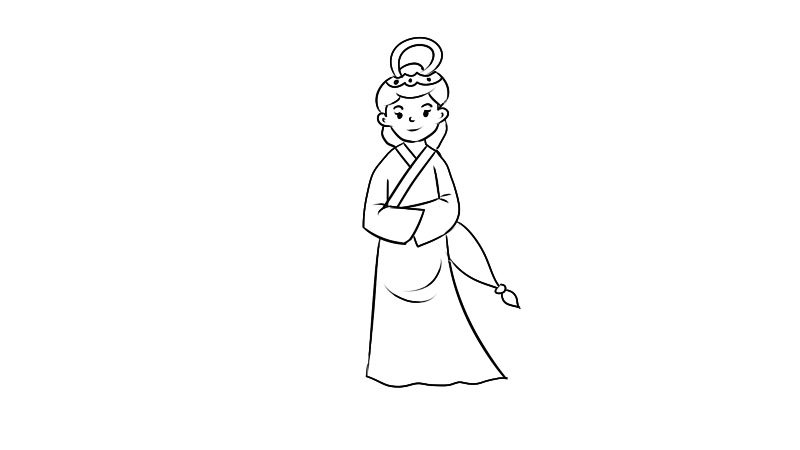 古代人物简笔画怎么画古代人物简笔画画法