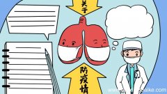 关于防疫情手抄报的画法