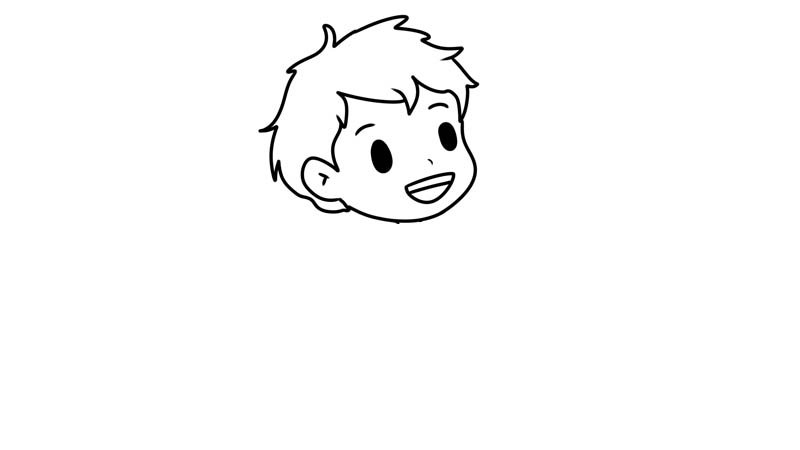 小孩简笔画怎么画小孩简笔画画法