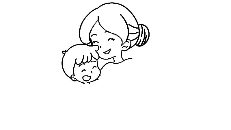 妈妈简笔画画法妈妈简笔画怎么画
