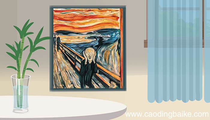 蒙克呐喊作品赏析 对油画呐喊的赏析