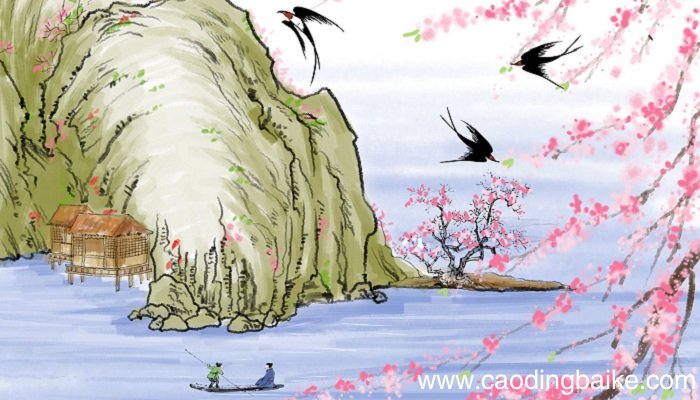 绝句迟日江山丽中动态和静态景物有哪些 绝句静态的景物有什么