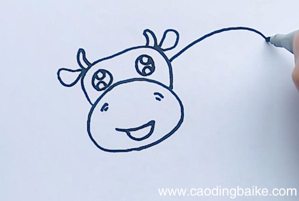 奶牛的简笔画奶牛简笔画