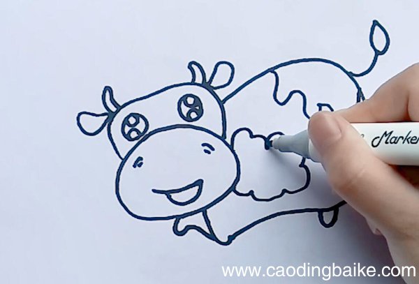 奶牛的简笔画奶牛简笔画