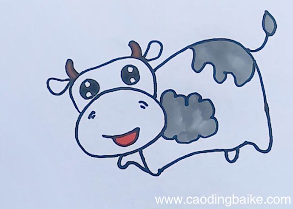 奶牛的简笔画奶牛简笔画