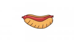 热狗简笔画怎么画怎么画热狗简笔画