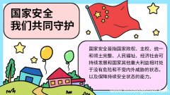国家安全，我们共同守护手抄报 国家安全，我们共同守护手抄报