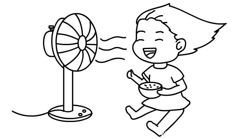 吹风扇简笔画教程吹风扇简笔画怎么画
