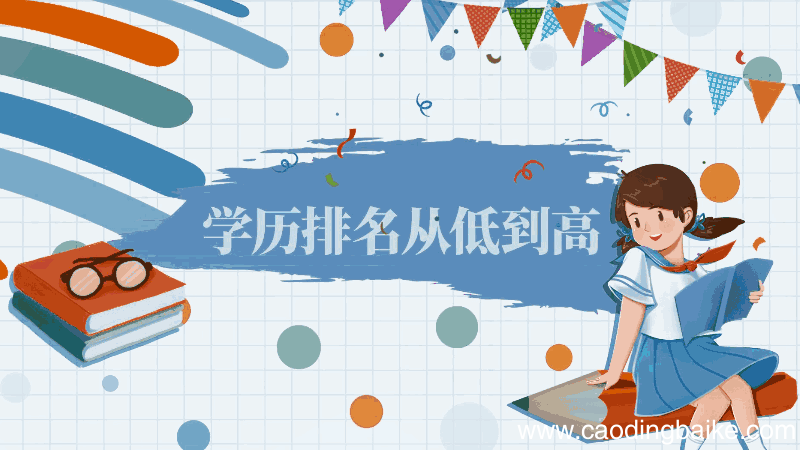 学历排名从低到高 学历排名从低到高是哪些