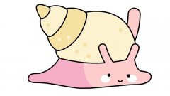 海蜗牛简笔画教程海蜗牛简笔画画法