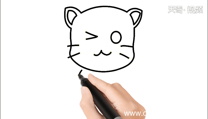 线猫动物画 线猫动物简笔画