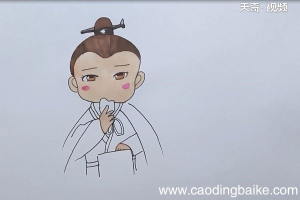 知否朱一龙简笔画