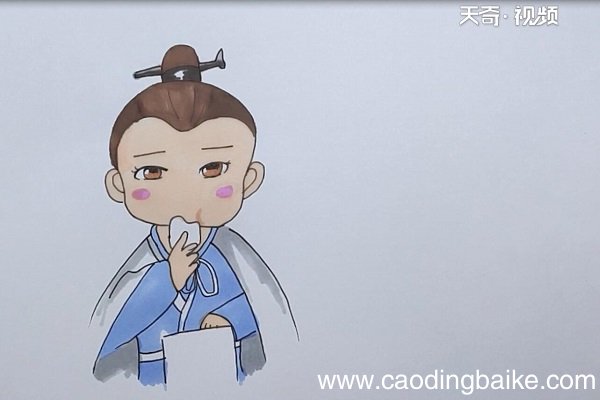 知否朱一龙简笔画