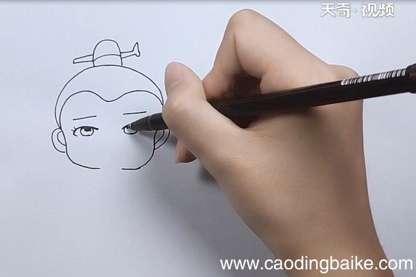知否朱一龙简笔画