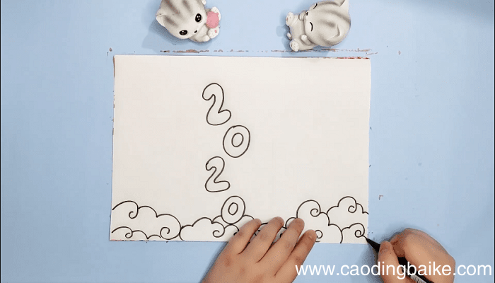 致2020我们的手抄报 致2020我们的画报