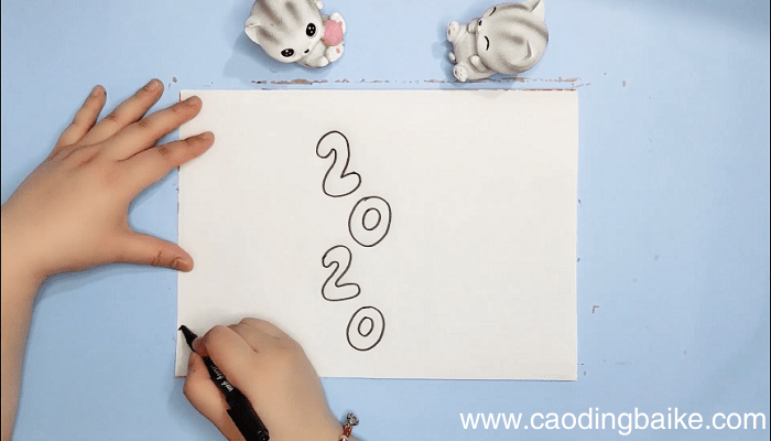 致2020我们的手抄报 致2020我们的画报