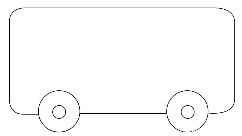 公交车简笔画 公交车的画法