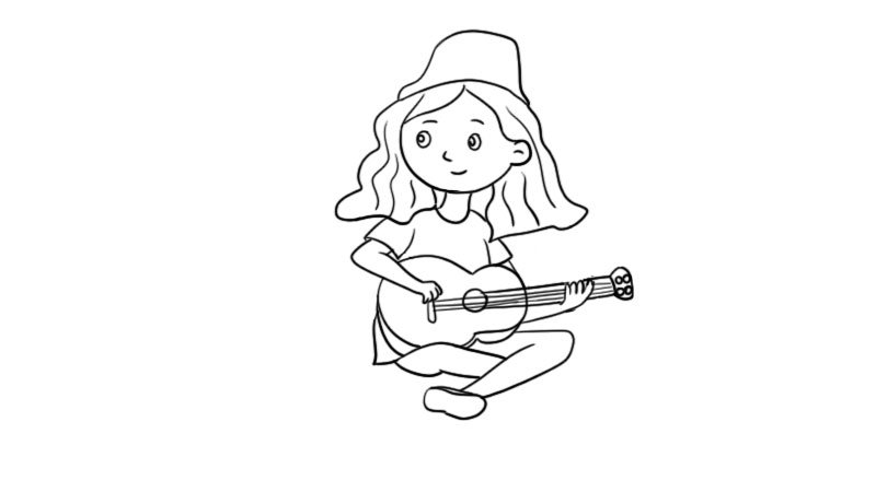 春天的景色怎么画