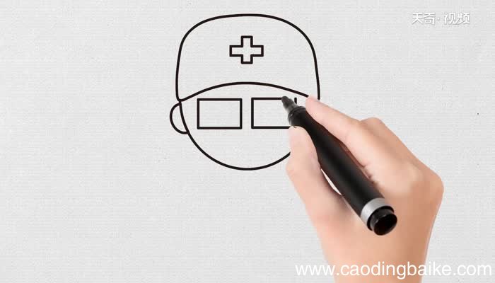 医生简笔画的画法医生简笔画的教程