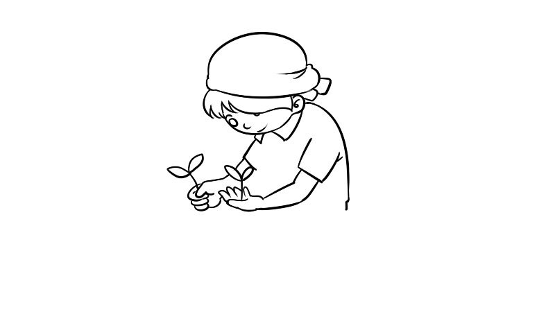 芒种的简笔画怎么画芒种的简笔画教程