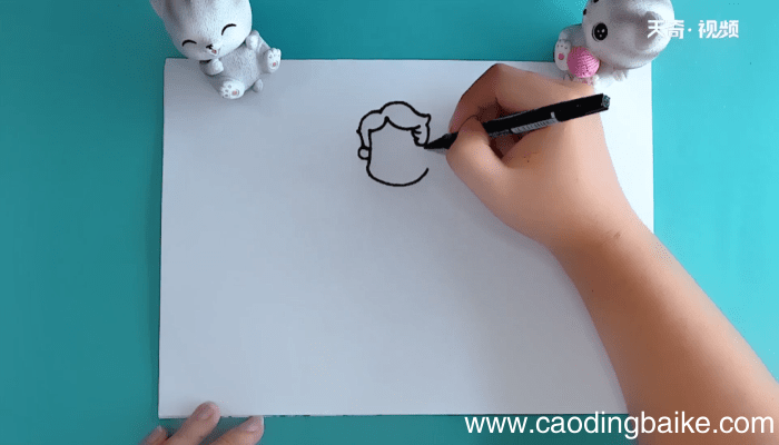 卡通医生带口罩简笔画 卡通医生带口罩简笔画