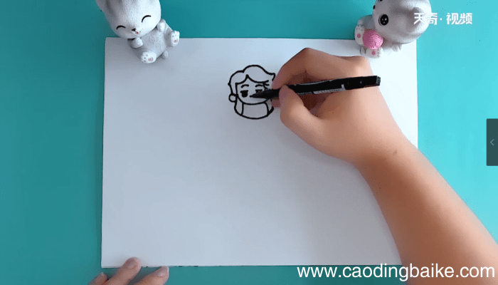 卡通医生带口罩简笔画 卡通医生带口罩简笔画