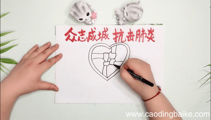 众志成城抗击肺炎手抄报 众志成城抗击肺炎画报