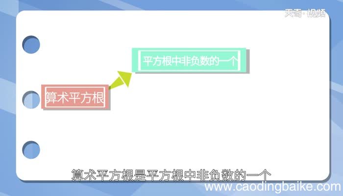 算术平方根有正负吗 算术平方根是正数还是负数