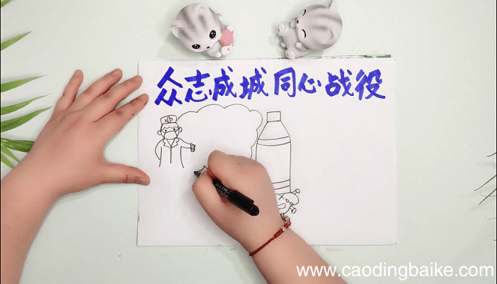 众志成城同心战疫手抄报 众志成城同心战疫画报