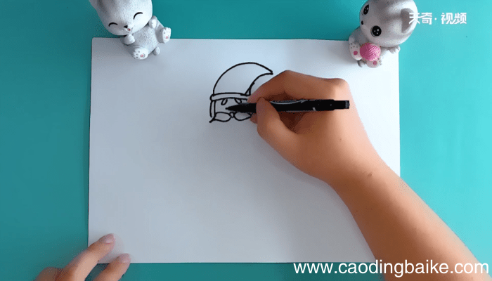 卡通圣诞老人简笔画 卡通圣诞老人画报