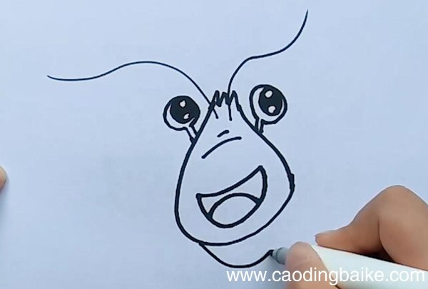 龙虾的简笔画龙虾简笔画