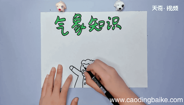 气象知识手抄报 气象知识的画报