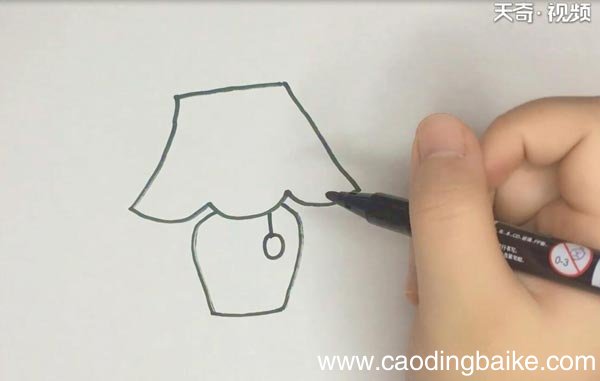 床头灯简笔画