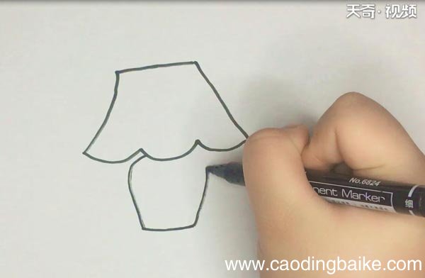床头灯简笔画