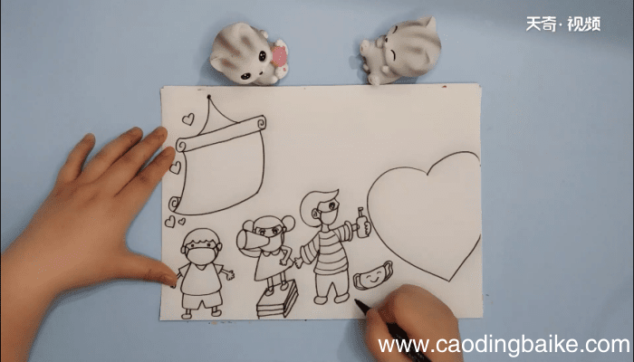 中学生疫情手抄报 中学生疫情手抄画报