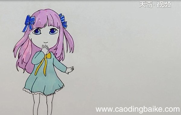 奇迹暖暖简笔画