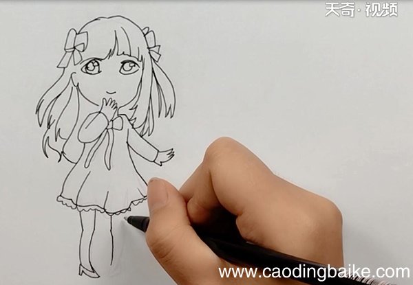 奇迹暖暖简笔画