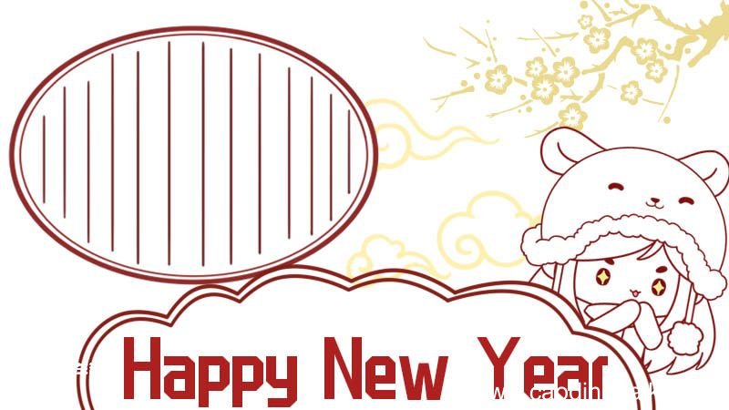 春节英语手抄报 春节英语手抄报简单画