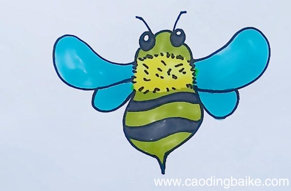 蜜蜂简笔画蜜蜂怎么画