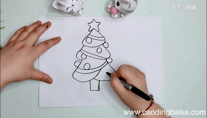 ?圣诞树简笔画大全 ?圣诞树画报