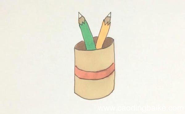 笔筒简笔画