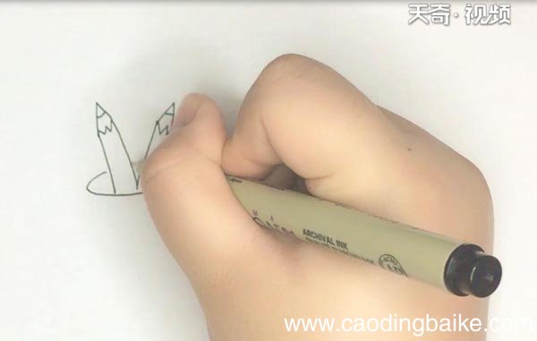 笔筒简笔画