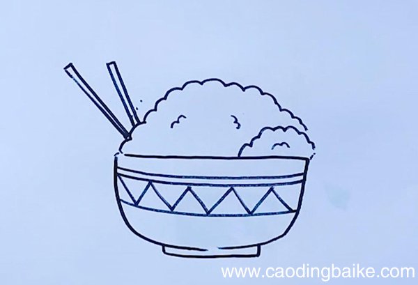 米饭的简笔画米饭简笔画