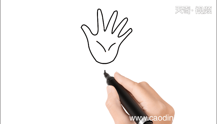 手型添画儿童画 手型添画简笔画