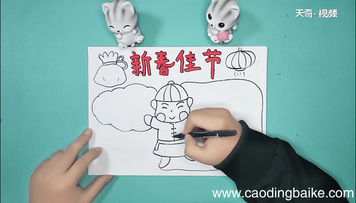 过年2020手抄报 过年2020手抄报怎么画