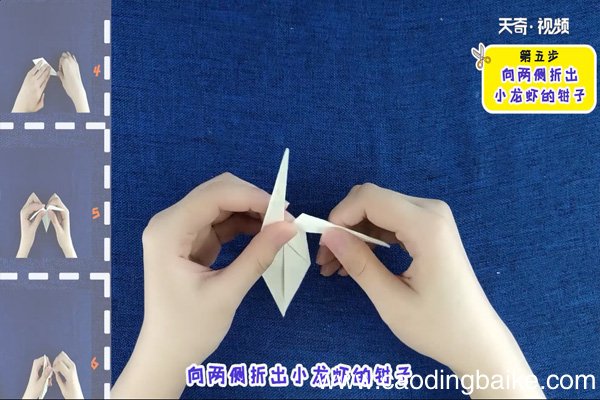 龙虾的折法