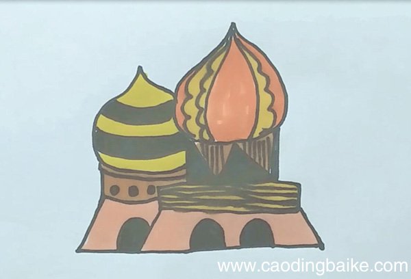 建筑简笔画