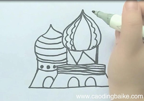 建筑简笔画