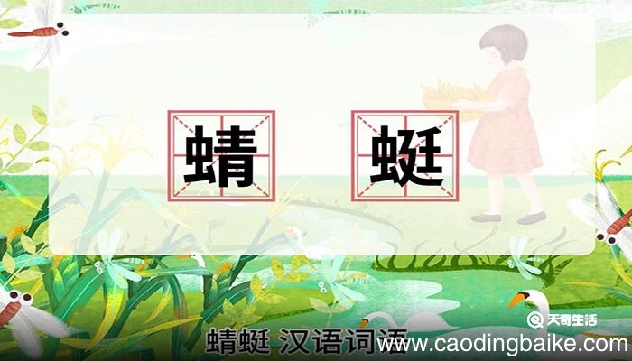 蜻蜓的意思 蜻蜓的意思是什么