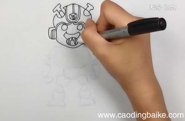 变形金刚简笔画